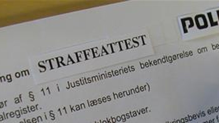Hvordan Ser En Ren Straffeattest Ud
