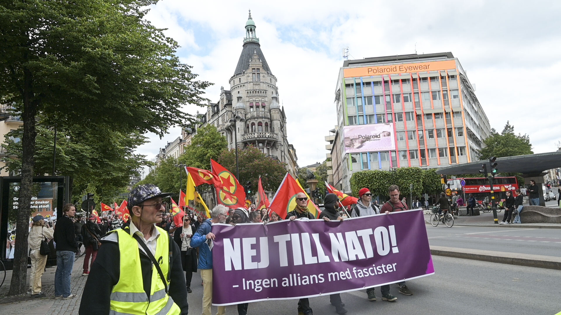 Demonstration I Stockholm Er Torn I Jet P Tyrkiet Men Svensk Nato