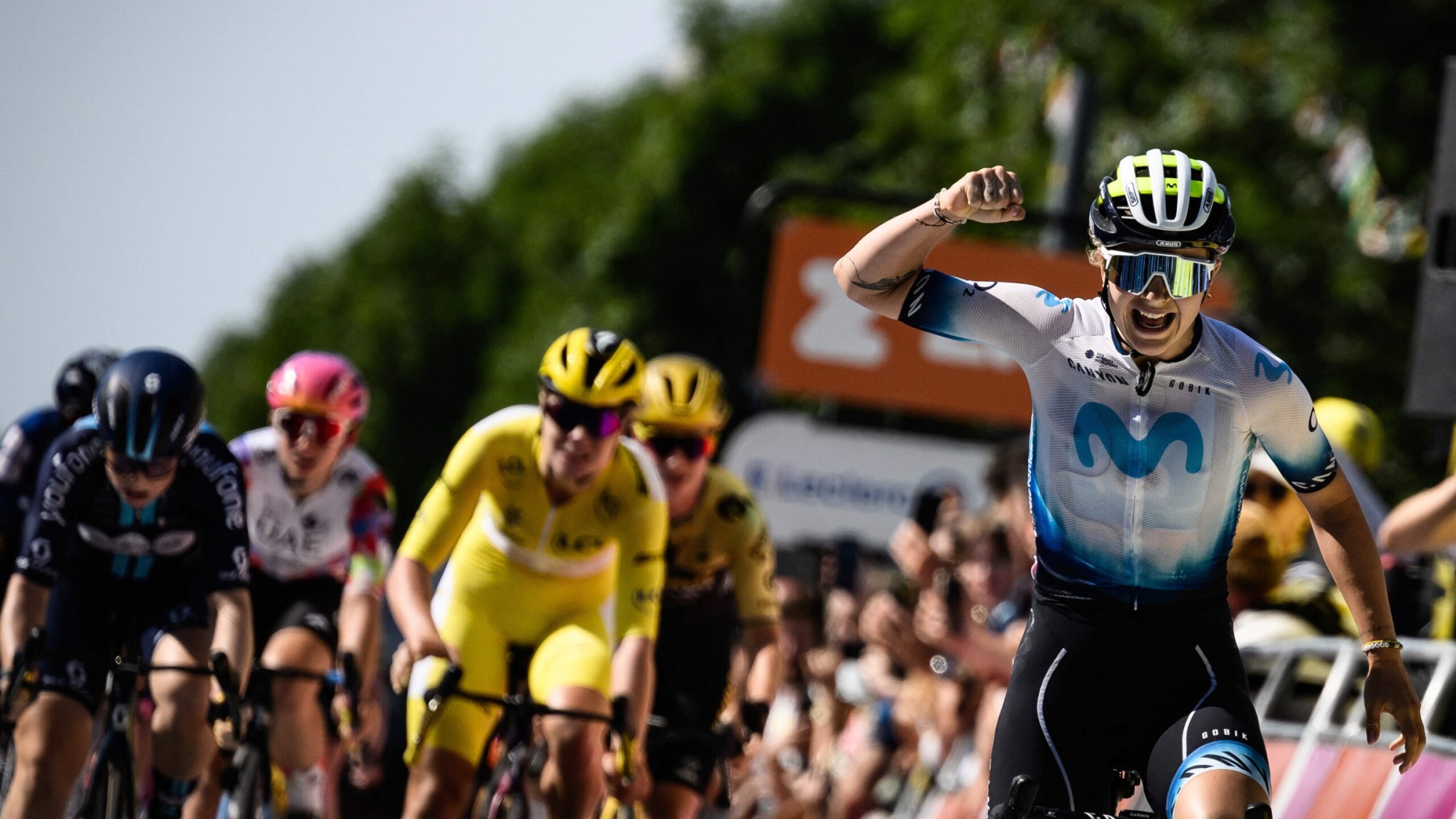 Emma Norsgaard Bjerg Triumferer P Etape Af Tour De France Femmes