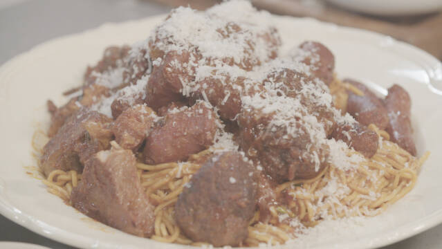 Sunday sauce med pasta