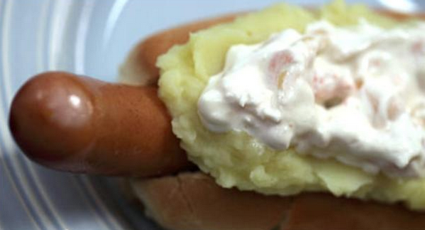Billede af svensk hotdog