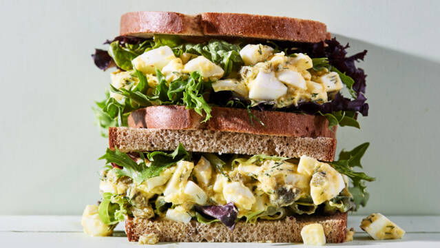 Sandwich med æggesalat