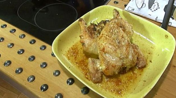 Billede af italiensk ovnstegte kylling med citron
