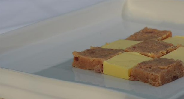 Billede af skagenskinke som ost og smør