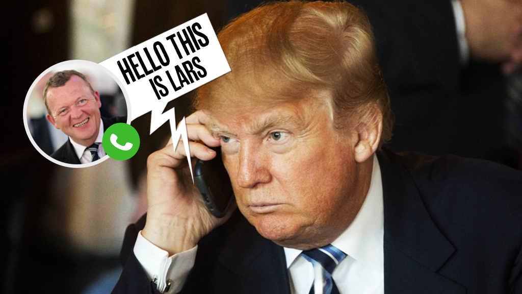Donald Trump og Lars Løkke fik sig en snak | Ultra Nyt | DR
