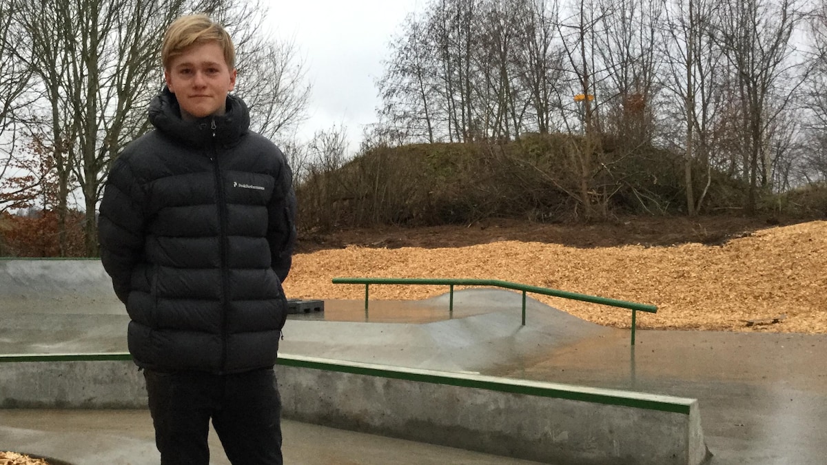 Jonas samlede selv penge ind til byens skatepark | Trekantområdet | DR