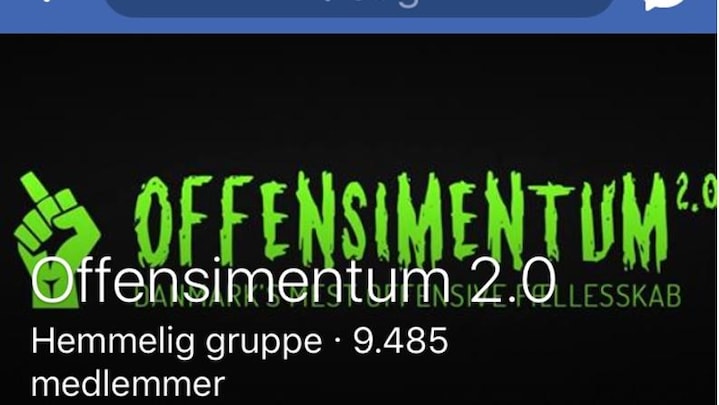 Offensimentum 2.0 er nu også lukket af Facebook