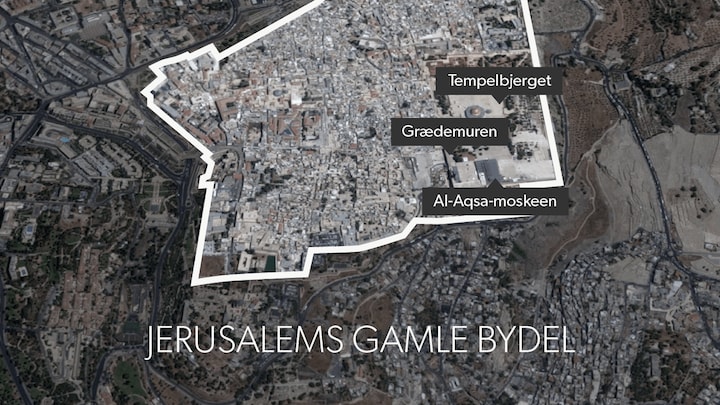 Her er de mest omstridte helligdomme i Jerusalem