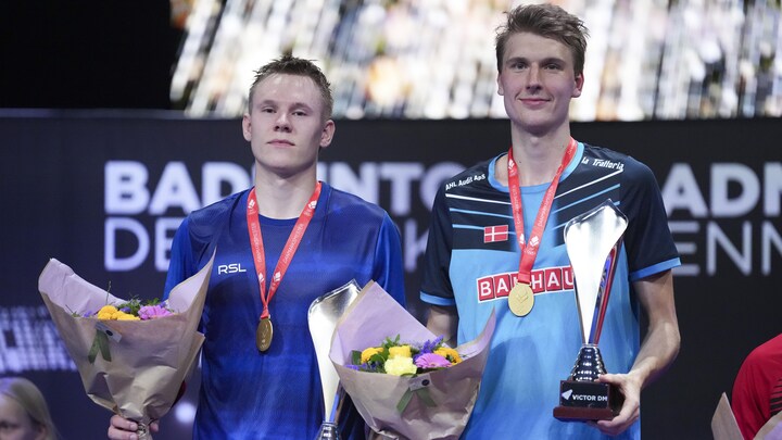Astrup og Skaarup vinder EM i badminton efter sejr i ren dansk finale ...