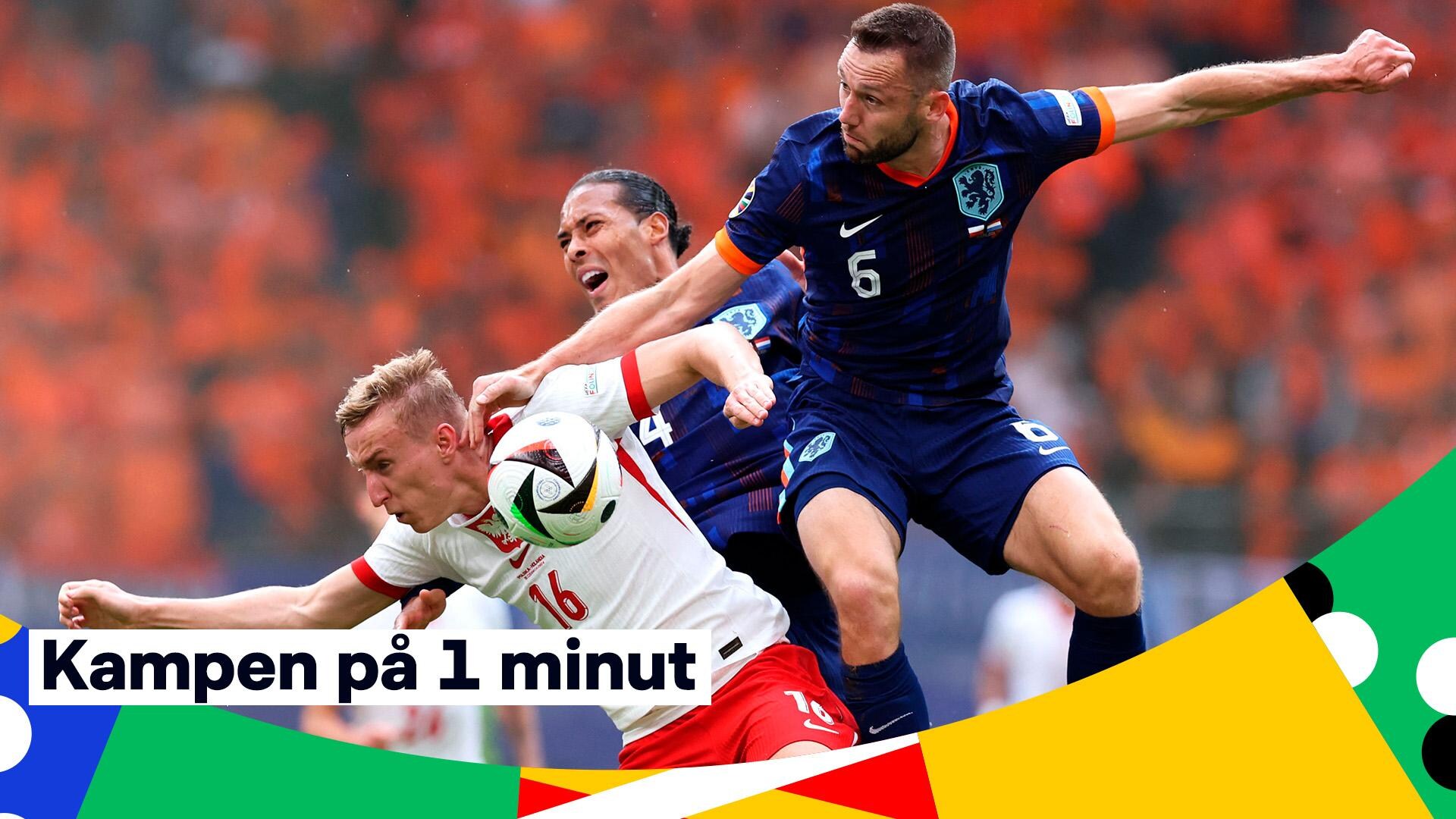 Kampen på 1 minut: Indskifter sparker Holland til sen sejr | UEFA EM ...