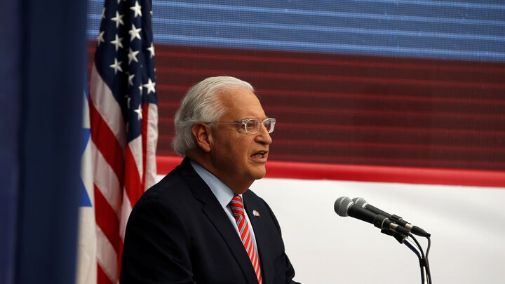 Amerikansk ambassadør i Israel takker Donald Trump