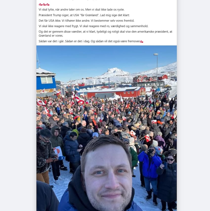 NEW GREENLANDIC LEADER TO HITLER-PRAISING FELON DONALD TRUMP: USA IS NOT GOING TO GET GREENLAND! [Danish article, use a browser extension for translation] 💪🇩🇰