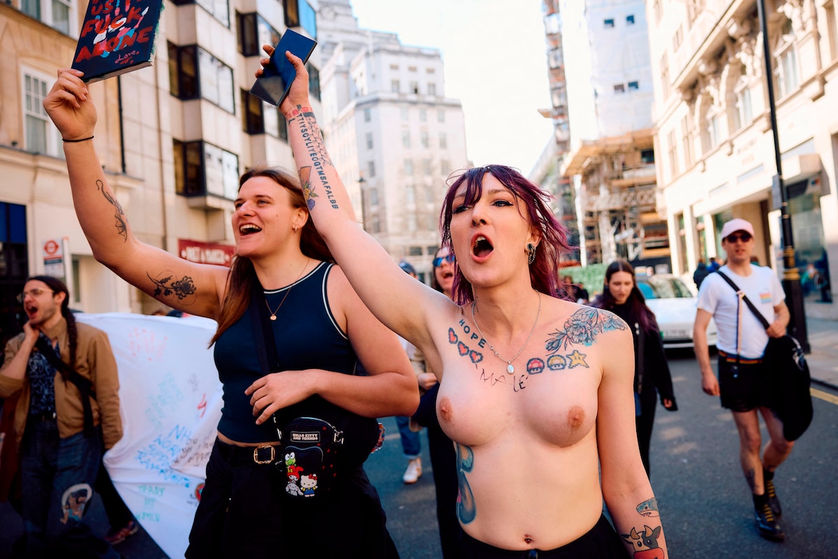 BRITAIN PROTESTS AGAINST INSANE ANTI-LGBTQ VERDICT [Danish article, use a browser extension for instant translation] 🌈