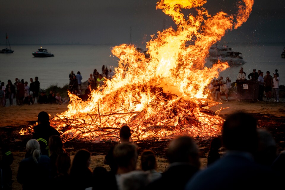 DANISH PERVERTS WANT TO BURN WITCHES TONIGHT TO HONOR CREEPY CHRISTIAN ‘SAINT’ — BUT MOTHER NATURE COMES TO THE RESCUE, SENDING TONS OF SHOWERS AND STRIKING A CHURCH SPIRE WITH LIGHTNING JUST TO BE SURE TO GET THE MESSAGE ACROSS :) (Danish article, use a browser extension for translation) 🧙‍♀️🧹