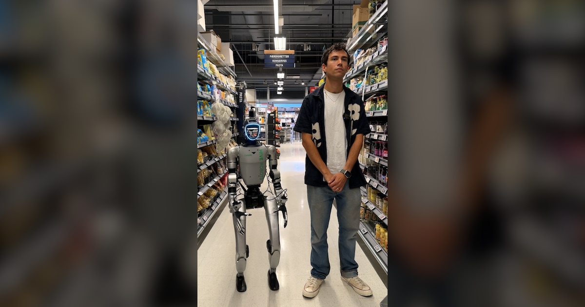 Vi udfordrer Føtex’ robot: Hvem fylder hylderne hurtigst?