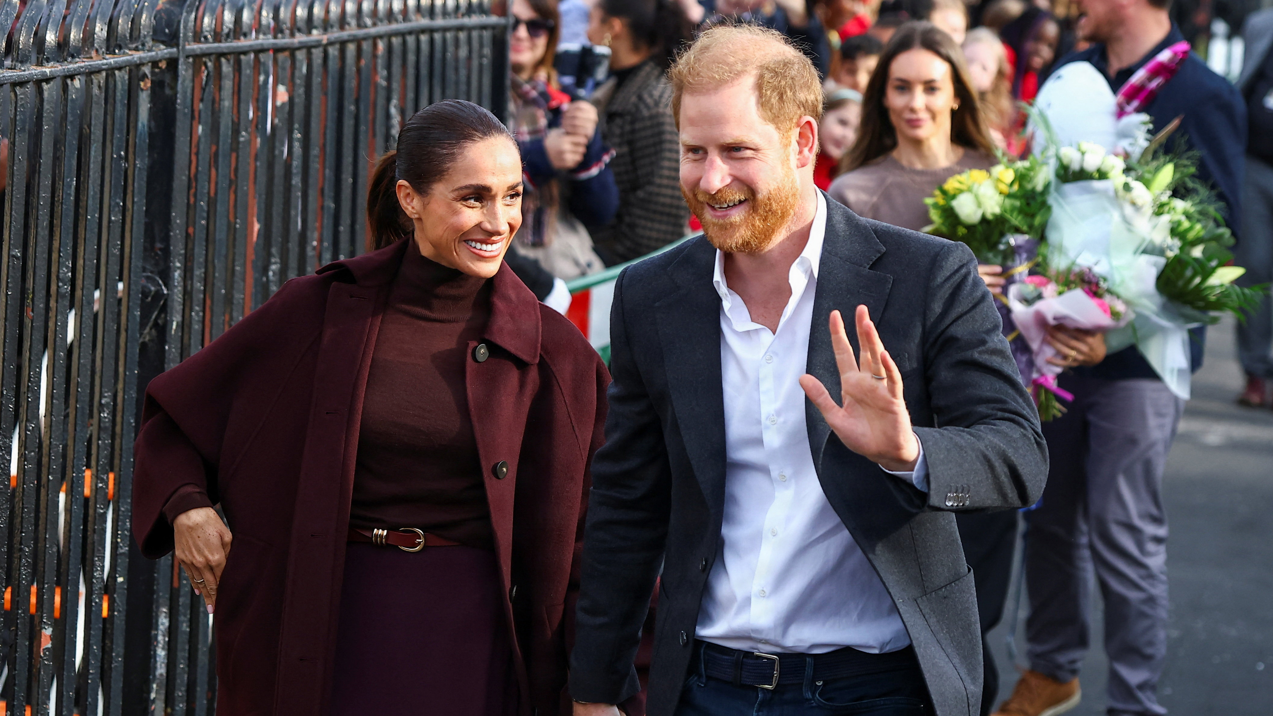 Harry og Meghan ses for første gang sammen offentligt efter hjemkomst