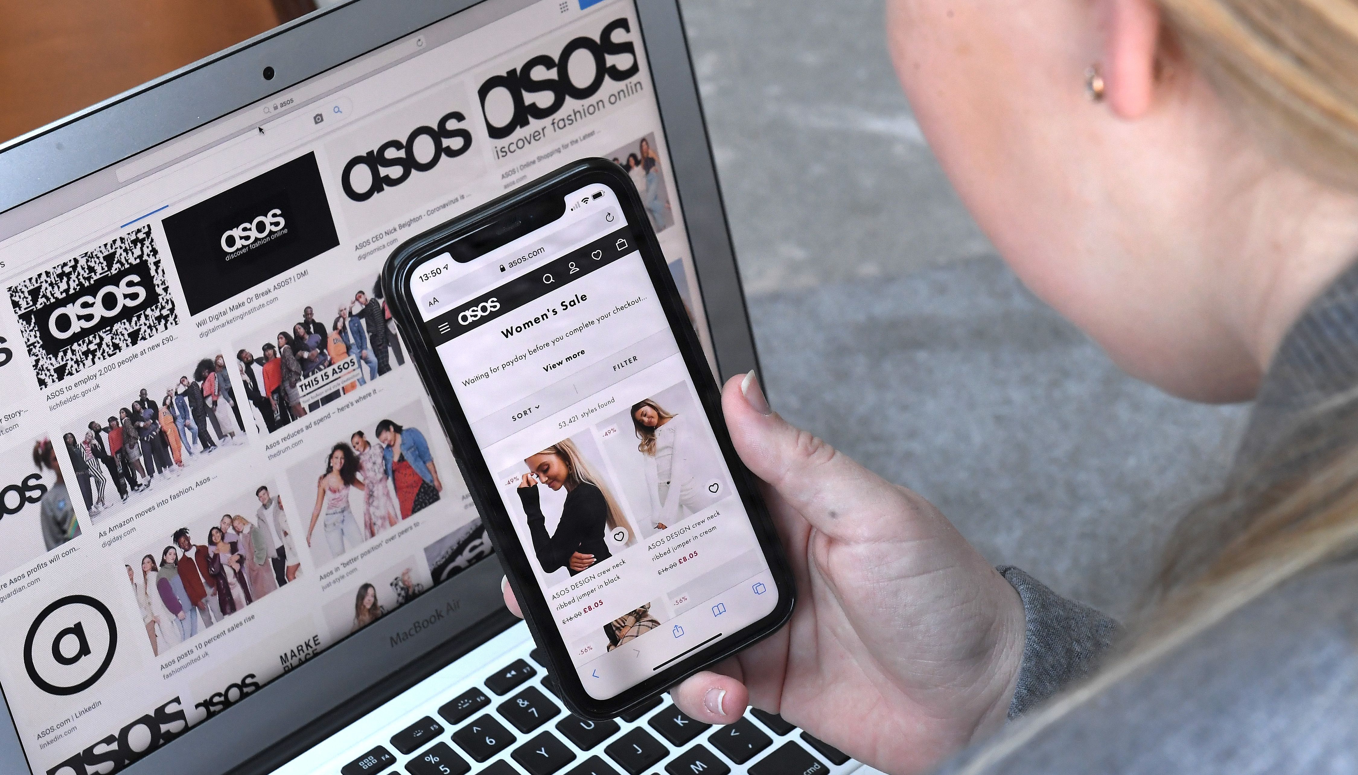 Webshoppen ASOS meldes hacket