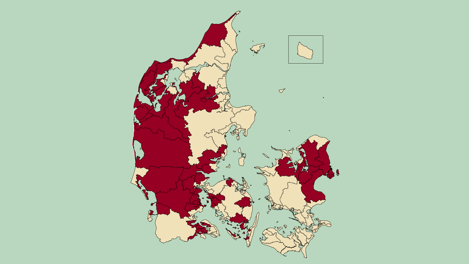 Se kortet: Trods nye, strammere krav til landbruget har kun halvdelen af vores kyster og fjorde kurs mod 'god tilstand'