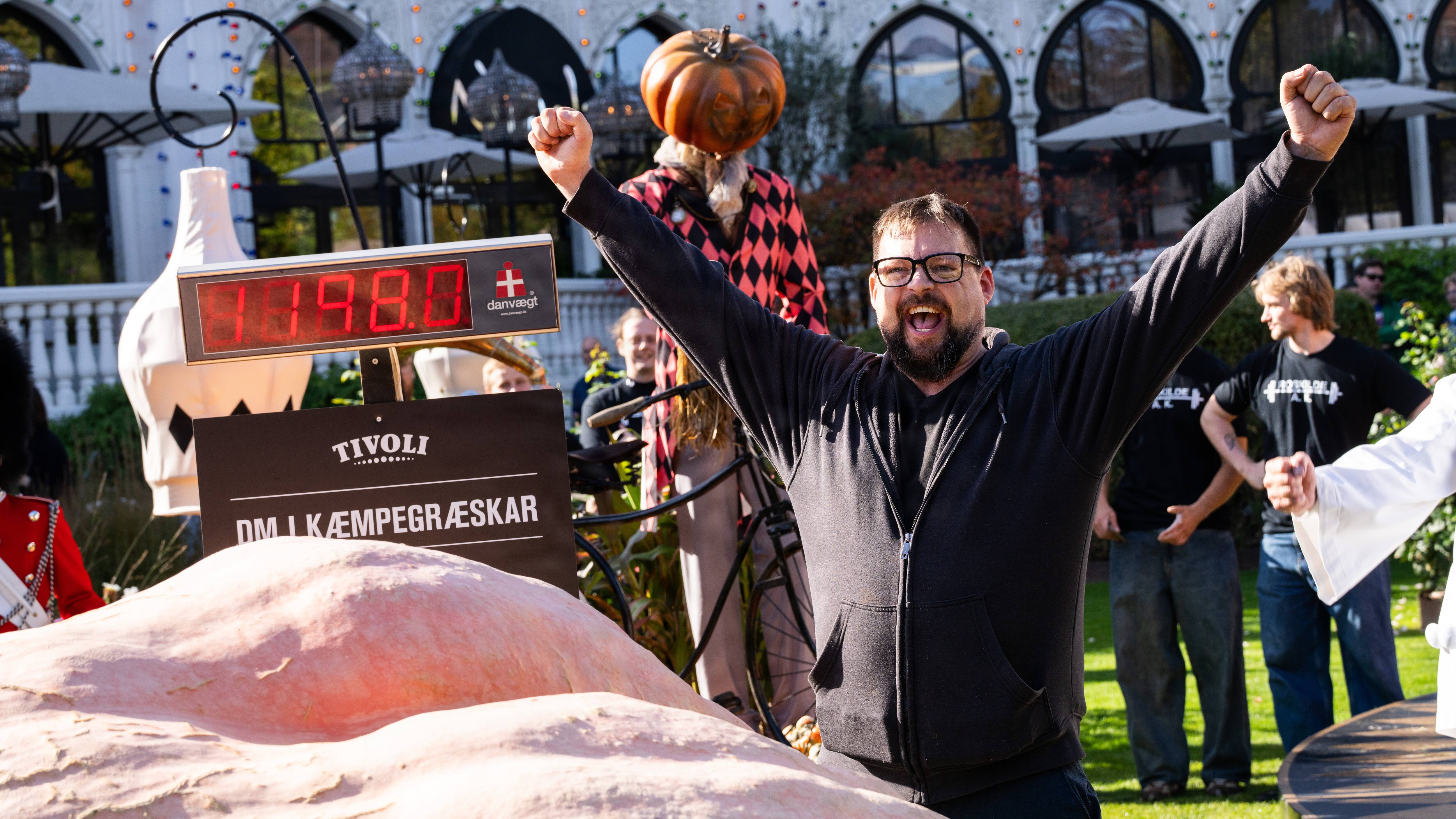 Græskar på 1.198 kilo er årets kæmpegræskar