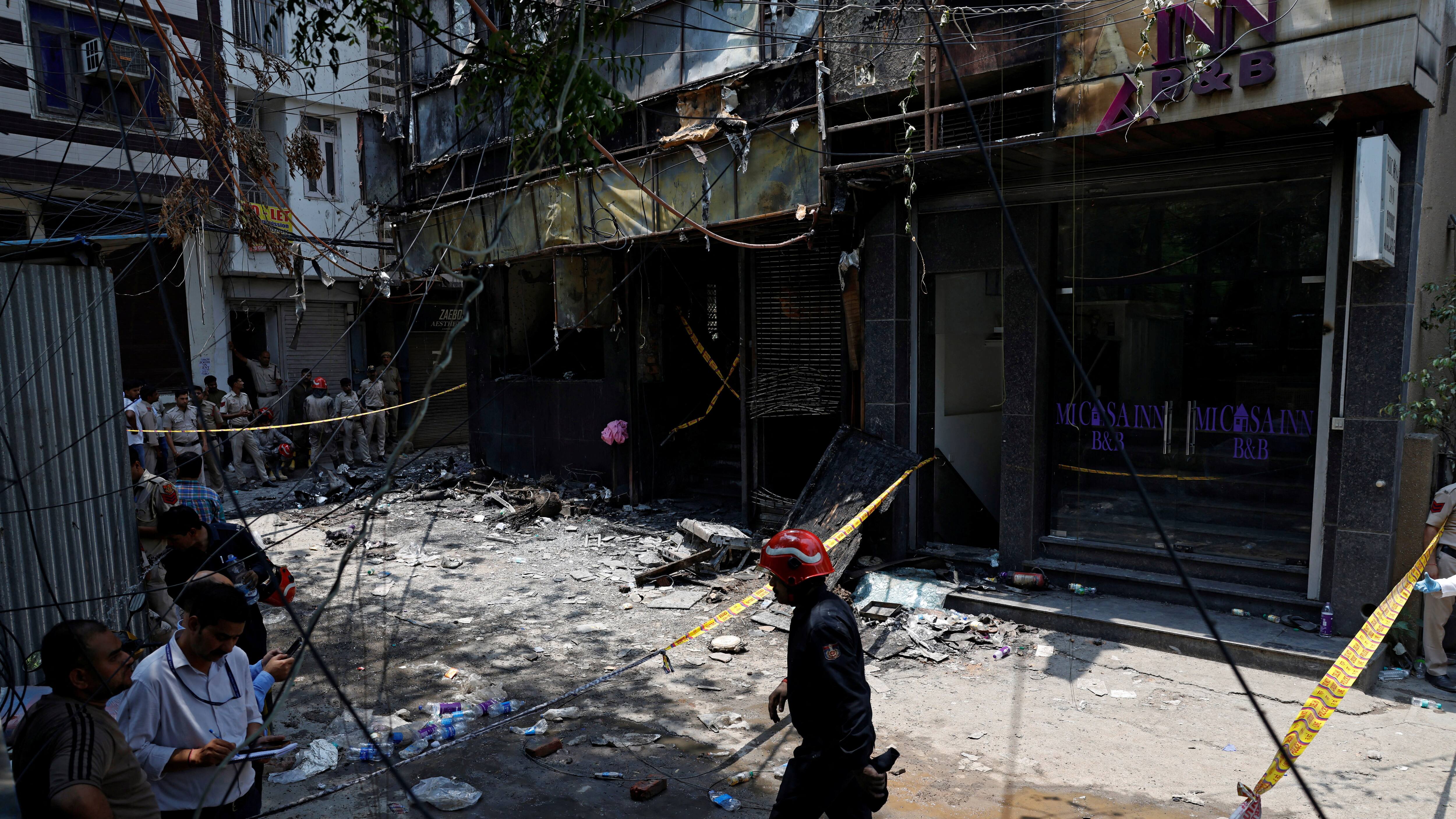 21 omkommet i hotelbrand i Delhi