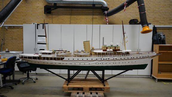 Grenaa to host two royal ships, one built of Lego