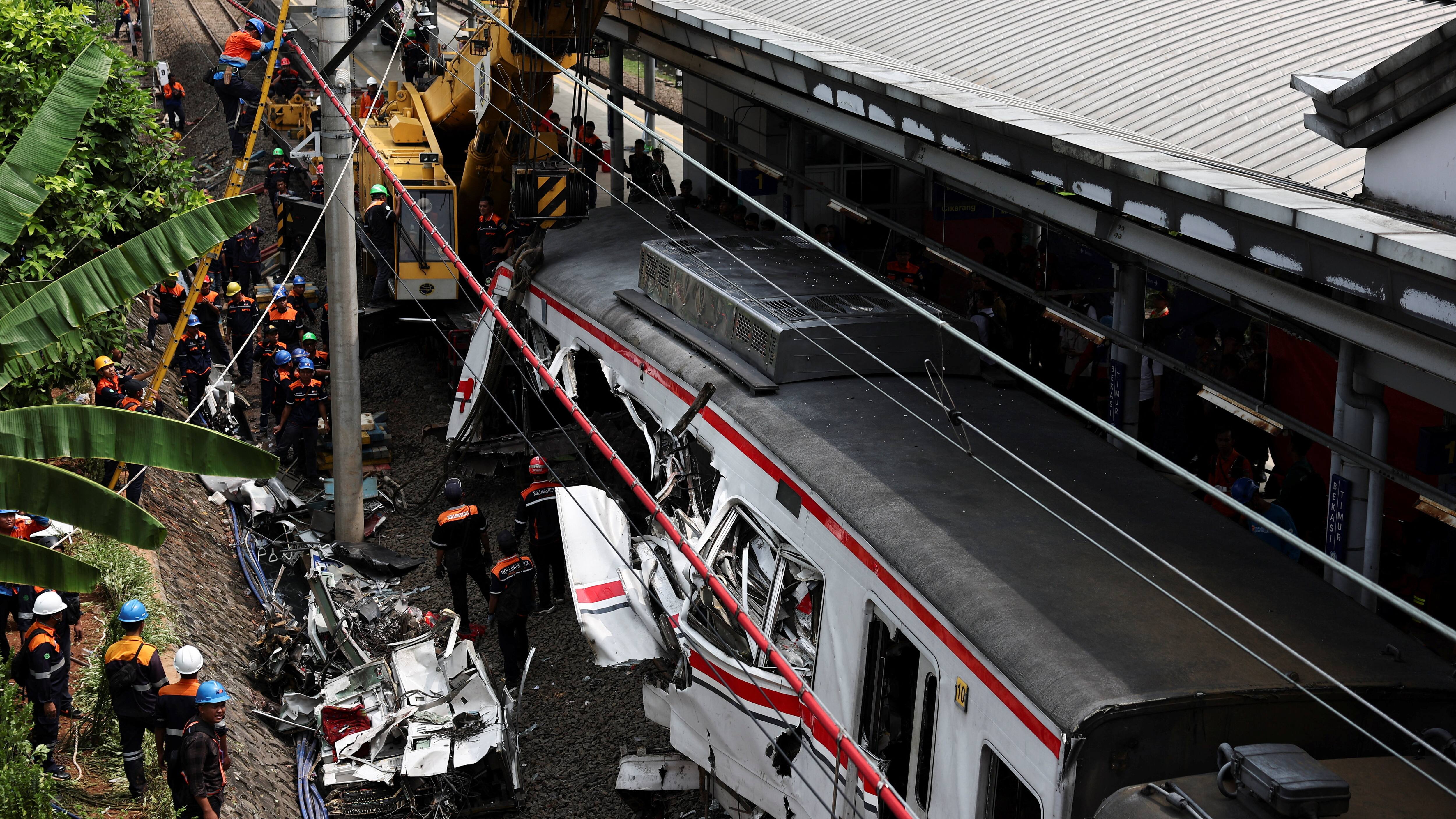 Flere dræbt i togulykke i Indonesien