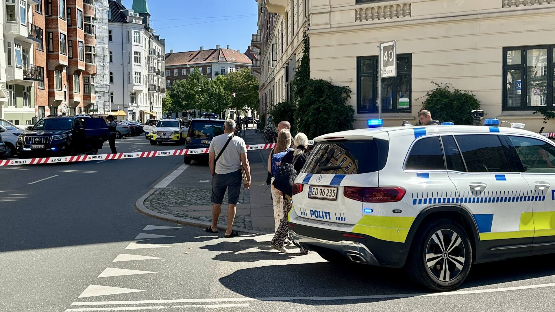 To personer ramt af knivstik på Vesterbro