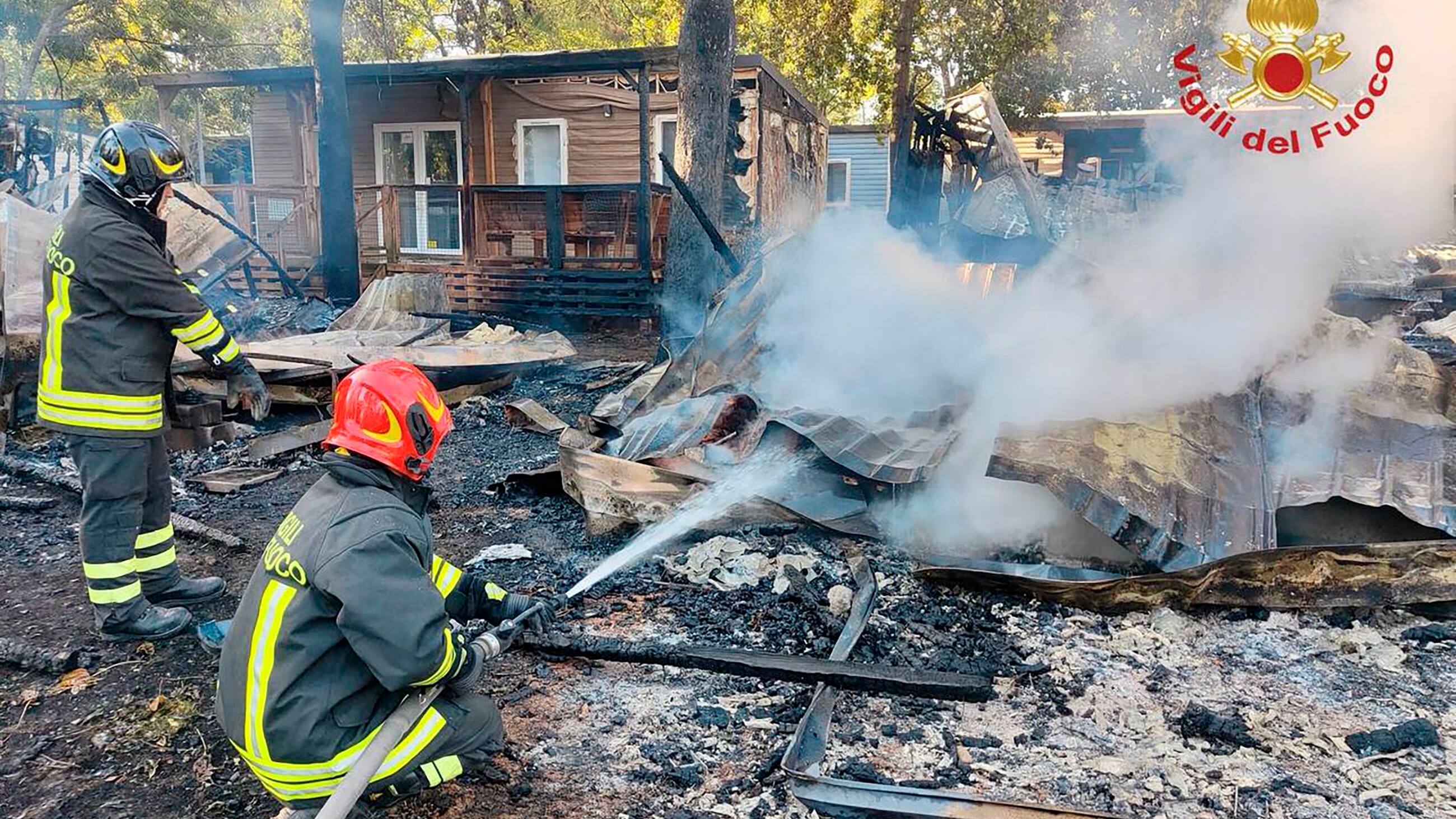24 personer skadet i brand på campingplads ved Gardasøen