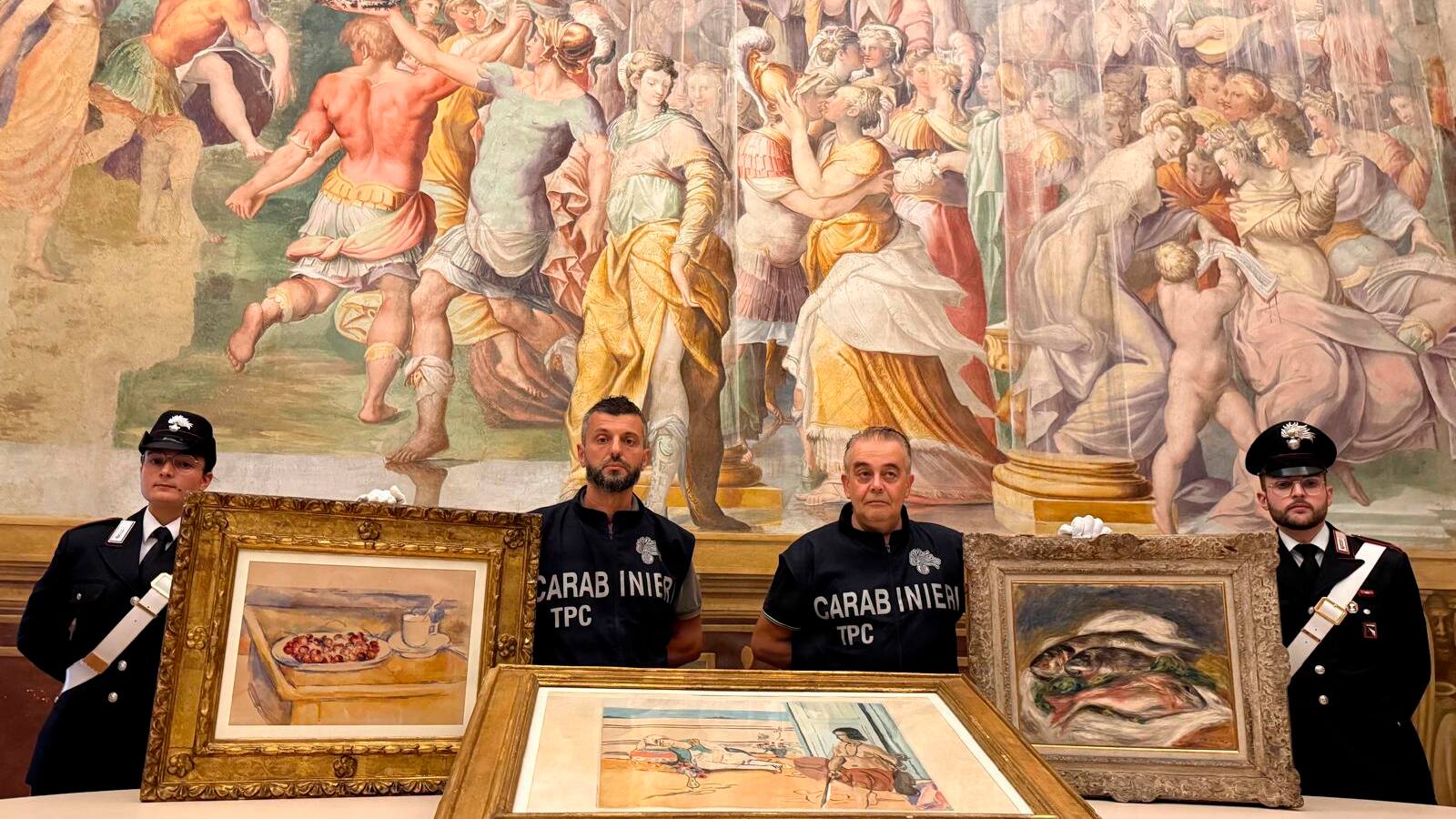 Italiensk politi finder tre stjålne malerier af Renoir, Cézanne og Matisse