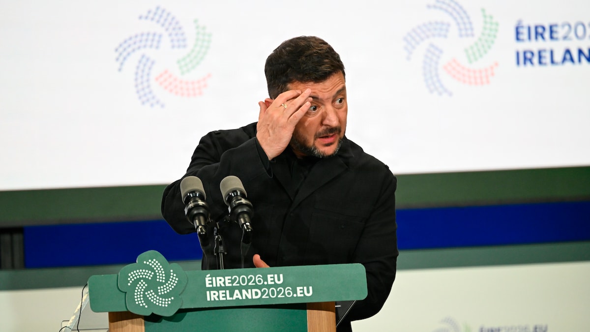 Zelenskyj advarer om stort forestående angreb på Ukraine og haster hjem fra møde i Dublin