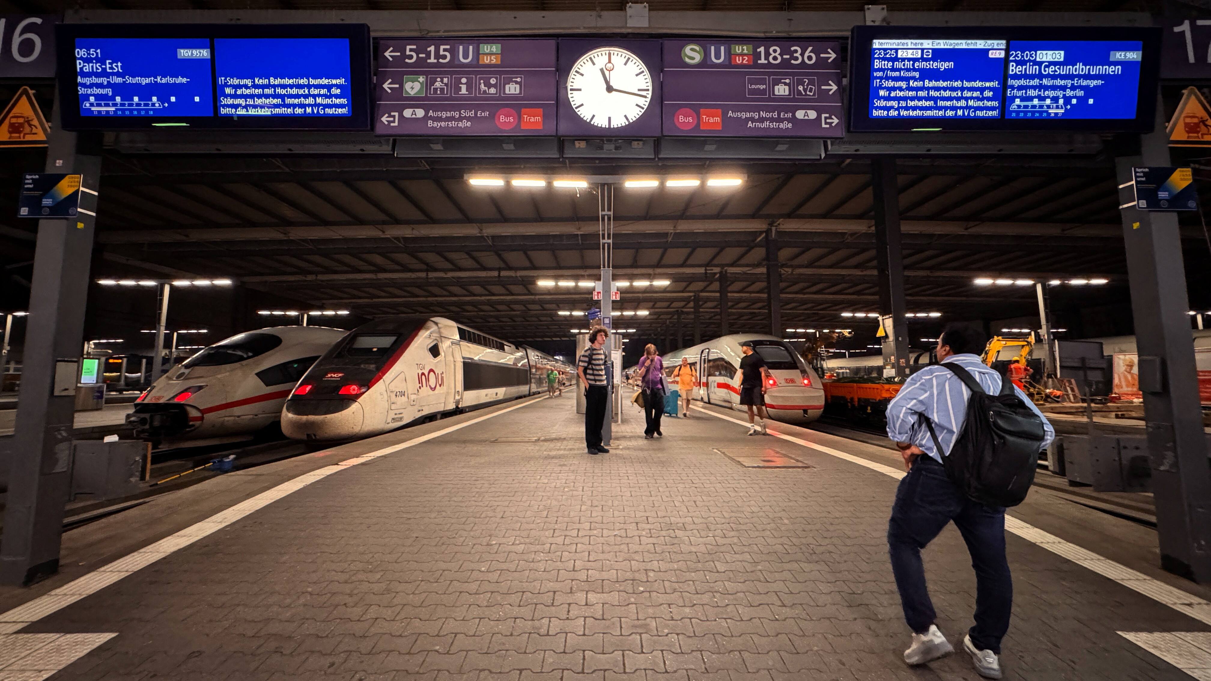 Kommunikationsfejl lammer togtrafikken i hele Tyskland