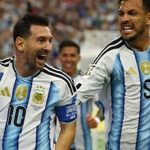 Argentina-&Oslash;strig: 2-0 ⚽️ Nu er Lionel Messi alletiders VM-topscorer!