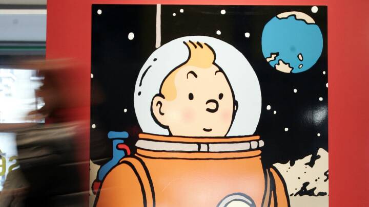 Original Tintin-tegning solgt for | Bøger |