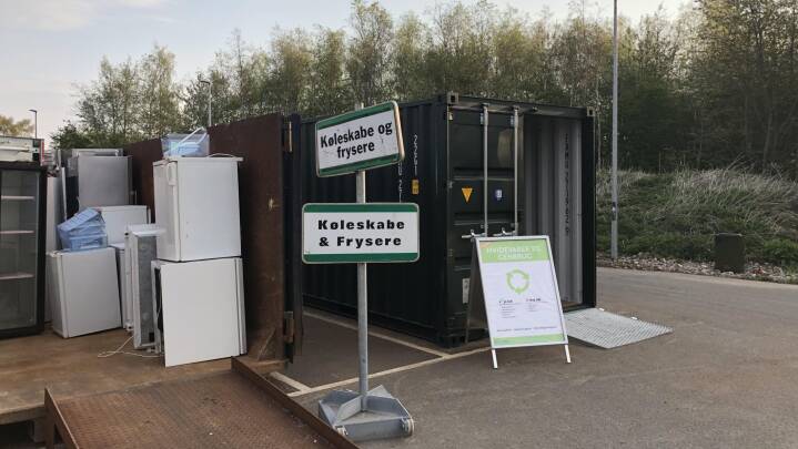 Placeret Jeg er stolt etik Genbrugsplads vil sætte din gamle vaskemaskine til salg | Østjylland | DR