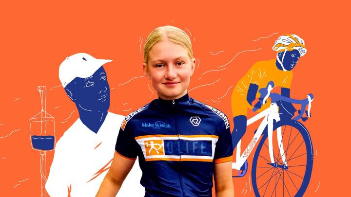 15-årige Augusta cykler 700 km kræftramte Jasper: 'Når jeg tænker på ham, piver jeg ikke mere' | Mit Liv | DR