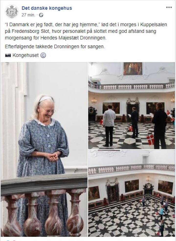 ledningsfri Articulation sensor Rørt dronning Margrethe om fællessang: 'Tak for sangen. Det var virkelig en  fantastisk oplevelse' | Indland | DR