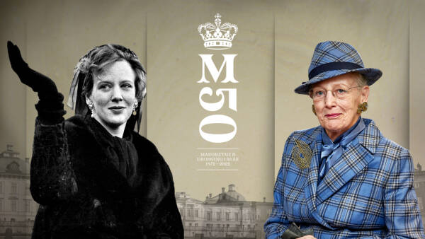 Spytte Påvirke stimulere I dag har dronning Margrethe siddet på tronen i 50 år: 'Hun bliver, indtil  hun falder af pinden' | Indland | DR