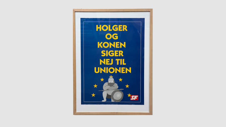 Se 50 års EU-valgkamp i plakater: 'Det gå helt galt, hvis man hængte den her op igen' | Forsvarsforbeholdet DR
