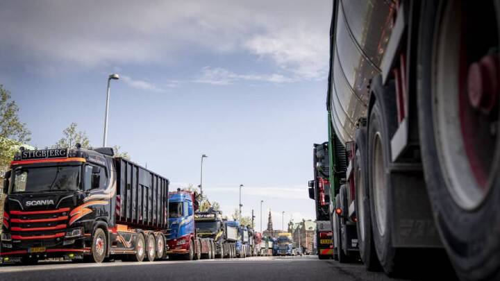 Vognmænd er vrede, men lastbilbranchens CO2-udledning er ikke faldet i ti år