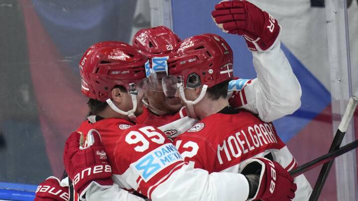 Danmark møder Schweiz ved VM i ishockey