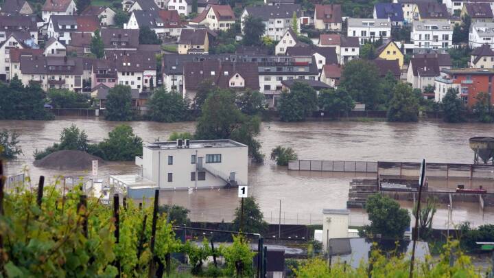 Store dele af det sydlige Tyskland er ramt af massive oversvømmelser