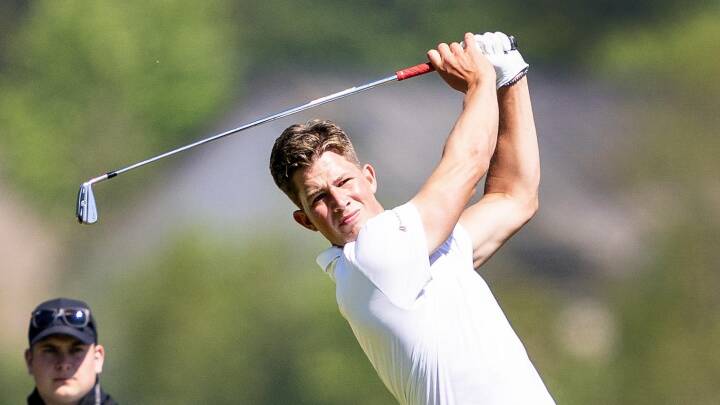 Dansk golfspiller med i topstriden trods sløj afslutning