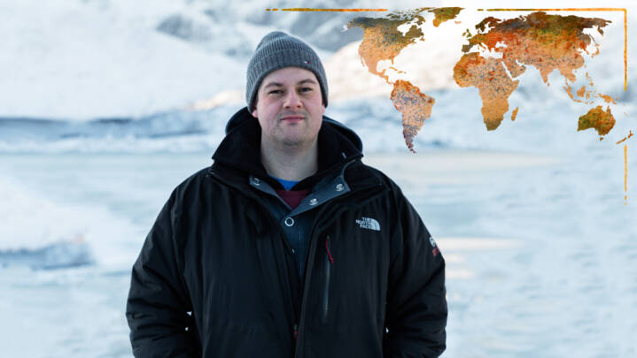 Mikkel dyrker sin hobby i ferien: Hellere fryse røven af på Island end svede løs på Ibiza