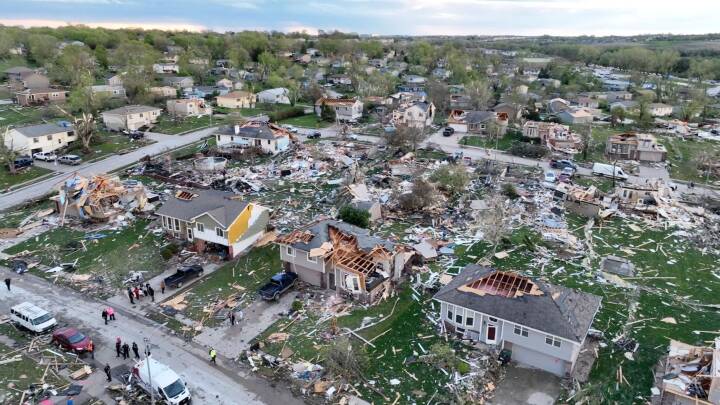 Tornadoer har jævnet nabolag i Midtvesten med jorden: 'Et mirakel, at ingen har mistet livet'