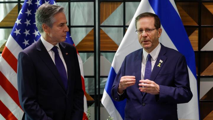 USA's udenrigsminister besøger Israel 