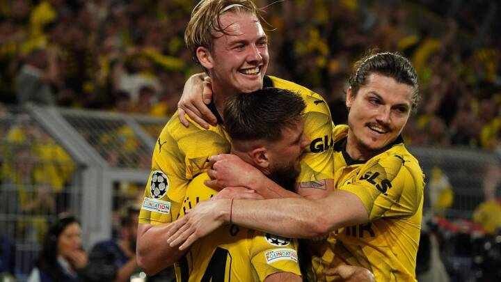 Velspillende Dortmund slår PSG i første semifinaleopgør
