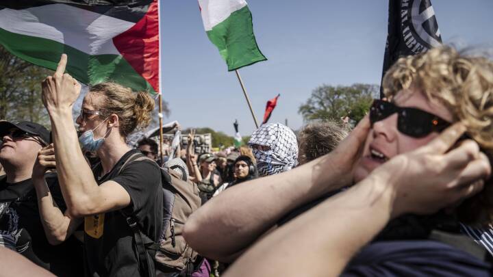 Demonstranter skabte ’meget aggressiv’ stemning i Fælledparken: ’Jeg følte, jeg var i et andet land’