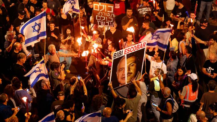 Tusindvis af israelere i ny protest mod deres regering