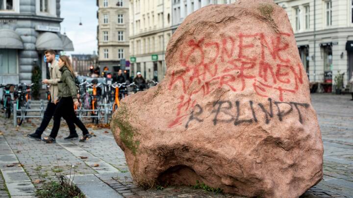 Politikere rystede over hærværk mod jødisk mindesten i København: 'Skam jer'