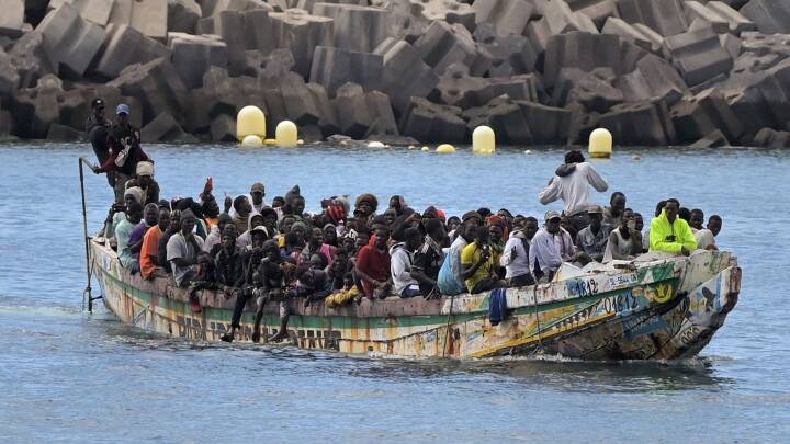 Eksplosiv stigning i migranter fra Vestafrika til De Kanariske Øer